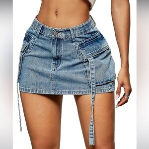 Stylish Denim Mini Skirt